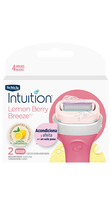 Maquina de afeitar de Intuition de Schick para cuidar la piel