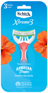 Cuchilla Xtreme3 te da una afeitada suave y un aroma único