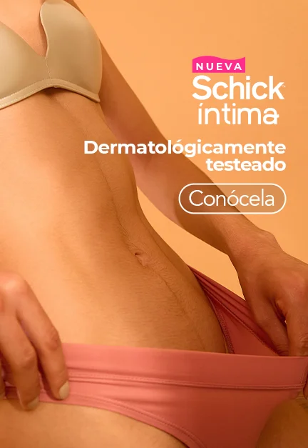 Conoce la nueva Schick íntima dermatológicamente testeada